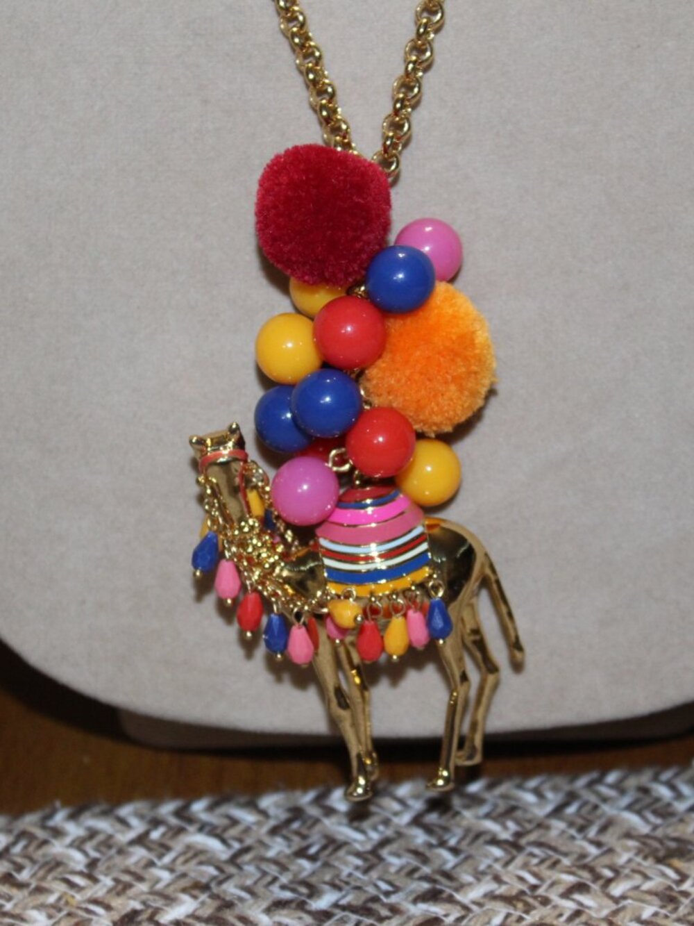 NWT Kate Spade "Spice Things Up" Camel Pendant necklace, ring and earring set! - Picture 4 of 16